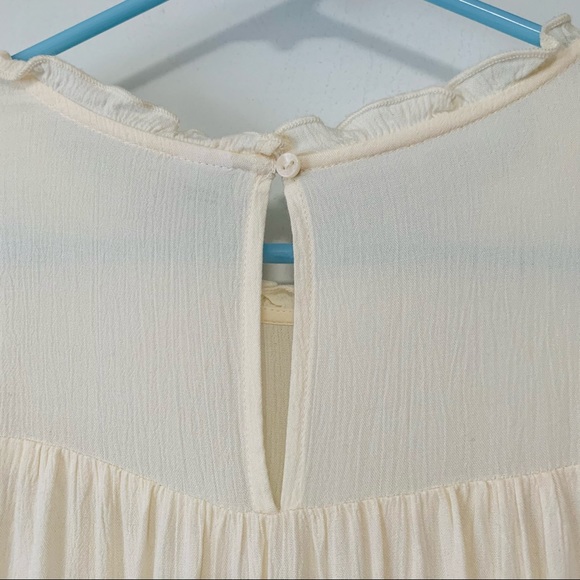 NWT OLD NAVY cream boho peasant blouse - Picture 13 of 13